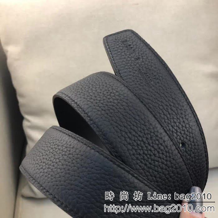 愛馬仕HERMES 專櫃原單 進口TOGO原版皮荔枝紋 高端男士皮帶 HHG1175